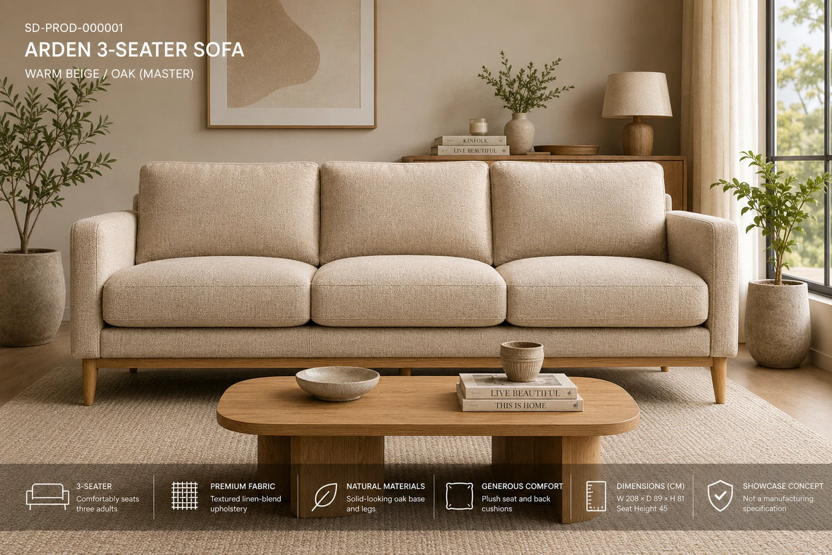 Arden 3-Seater Sofa - PRIMARY
