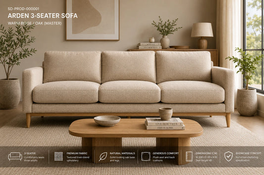 Arden 3-Seater Sofa - PRIMARY